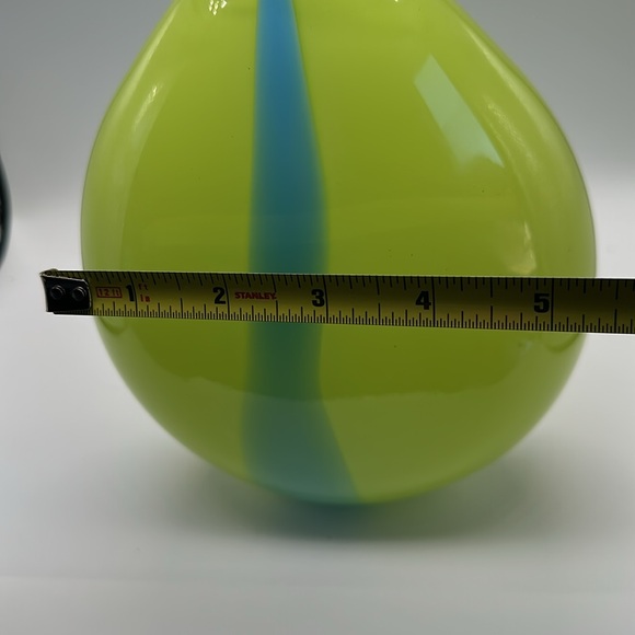 Art Glass Hand Blown Vase signed - Picture 10 of 12